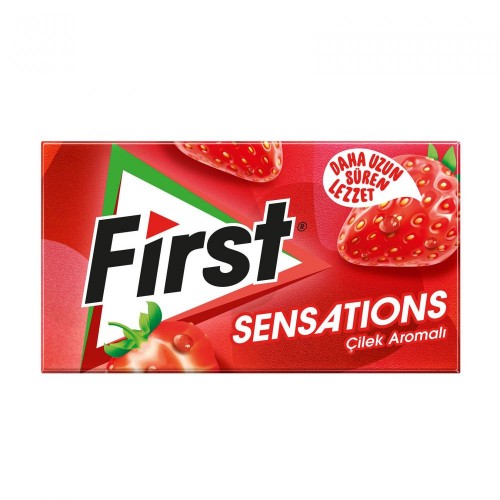 FIRST SENSATION 27GR STRAWBERRY CHEWING GUM 1X12PCSx20