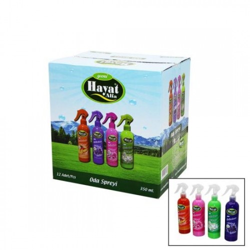 HAYAT AIRFRESHER ROOM SPREY 12PCS