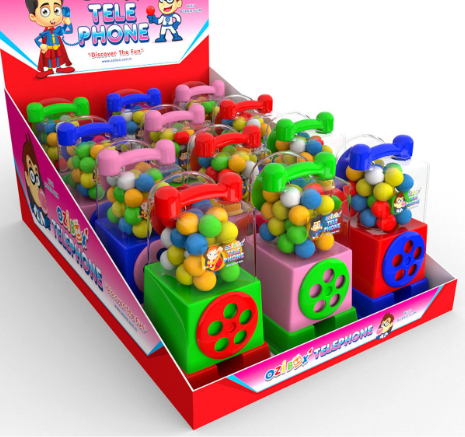 GUMBALL MACHINE PHONE 1X6 PCS (MASTER BOX 6)