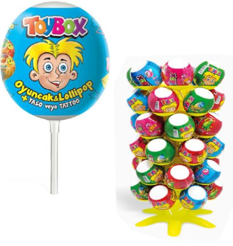 TOYBOX STAND LOLYPOP 1X43x2