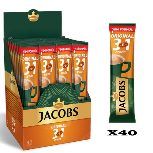 JACOBS 3+1 COFFE 40 PCS