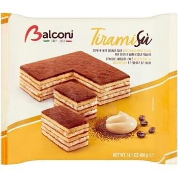 BALCONI TIRAMISU CAKE 400GR 6PCS