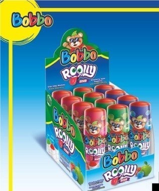 BOBBO ROOLLY LIQUID CANDY 50GR 1X12PCS (12 in Master box)