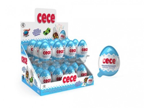 CECE SUPRISE EGG BLUE 1X24PCS MASTER BOX 6