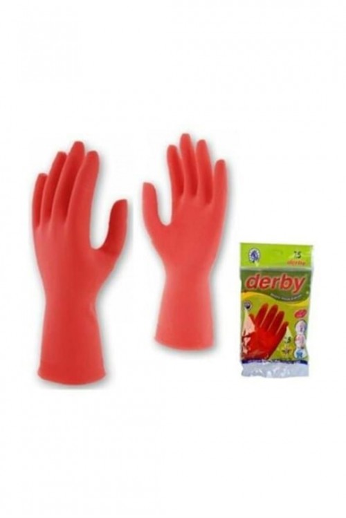 DISHWASHING GLOVES MEDIUM 25PCS (MASTER BOX 1X8)