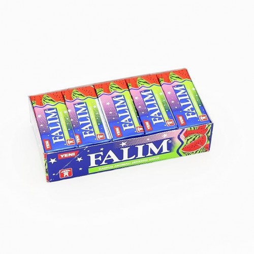 Falim Watermelon Flavored Stick Gum 5 Pcs 20 Pieces