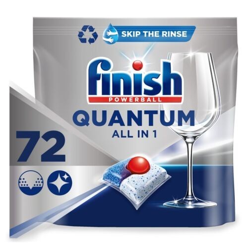 FINISH QUANTUM ALL IN ONE 72 PACK DISHWASHER TABLET 1X3