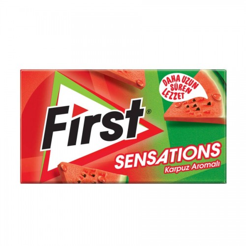 FIRST SENSATION 27GR WATERMELON CHEWING GUM 1X12PCSx20