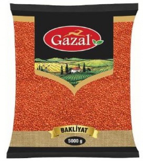 GAZAL RED LENTILS 5 KG*4