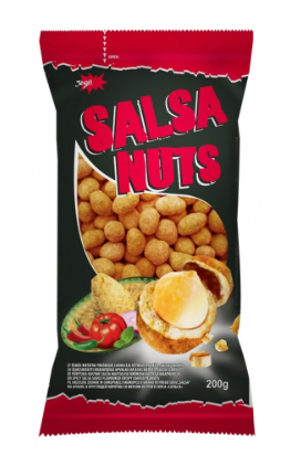 JEGA SPICY SALSA SAUCE CRISPY PEANUT 7PCS 200GR