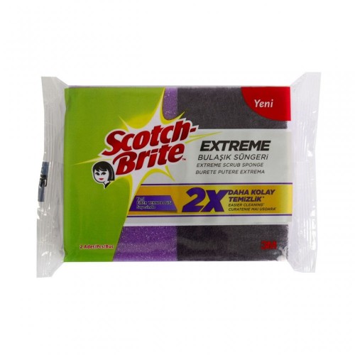 SCOTCH BRITE DISH SPONGE 2PCS (MASTER BOX 1X70)