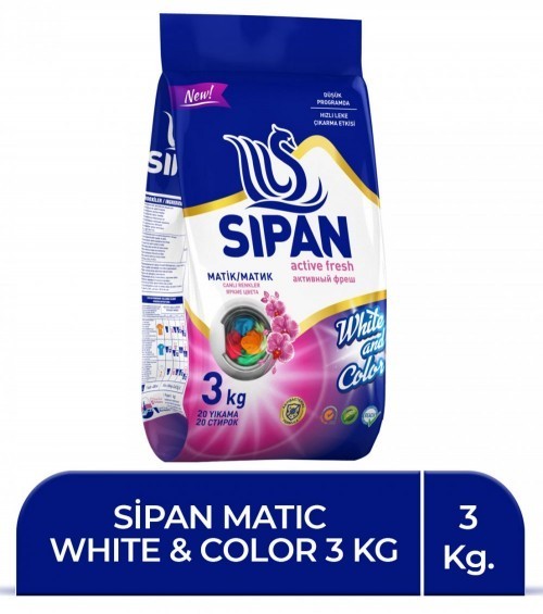 SiPAN MATIC WHITE & COLOR 3 KG