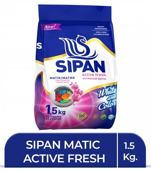 SiPAN MATIK ACTIVE FRESH 1.5 KG*10