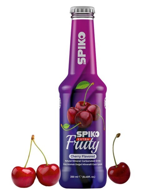 SPIKO CHERRY WITH FRUIT 250 ML 1*24