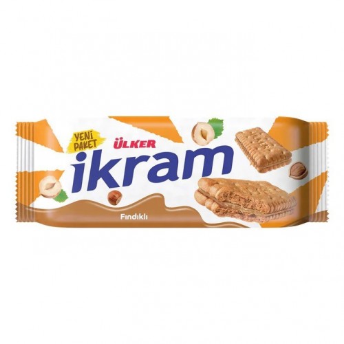 ULKER IKRAM HAZELNUT BISCUIT84 GR 1X24