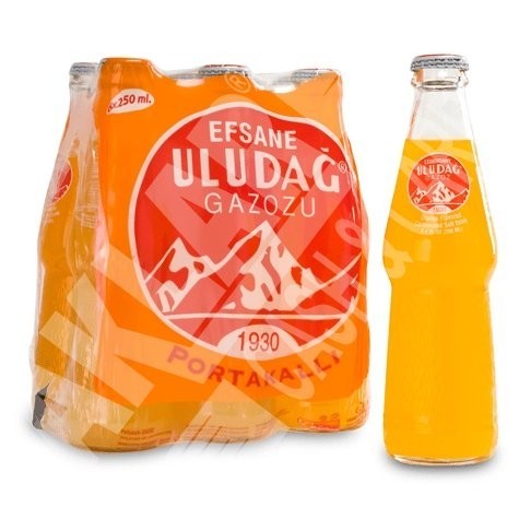 ULUDAG SODA ORANGE 250 ML*24