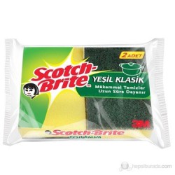 SCOTCH BRITE THIN DISH SPONGE 2 pcs (MASTER BOX 1X70)