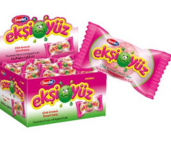 EKSIYUZ CHEWING GUM STRAWBERRY 1X100 PCS ( MASTER BOX 20)