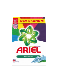 ARIEL DETERGENT 5KG 33 WASHES MOUNTAIN BREEZE COLORS 1X1