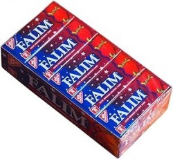 Falim Strawberry Flavored Stick Gum 5 Pcs 20 Pieces