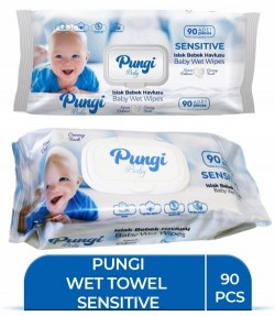 PUNGI 90S WET TOWEL SENSITIVE BABY 1X24